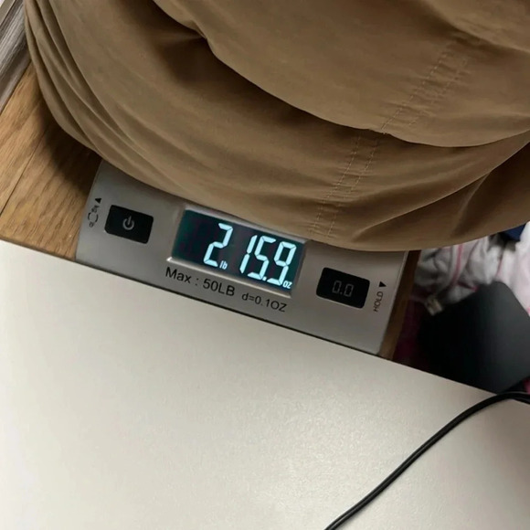 Imperfect winter coat made in Russia removable raccoon fur large tan heavy coat - Picture 16 of 16